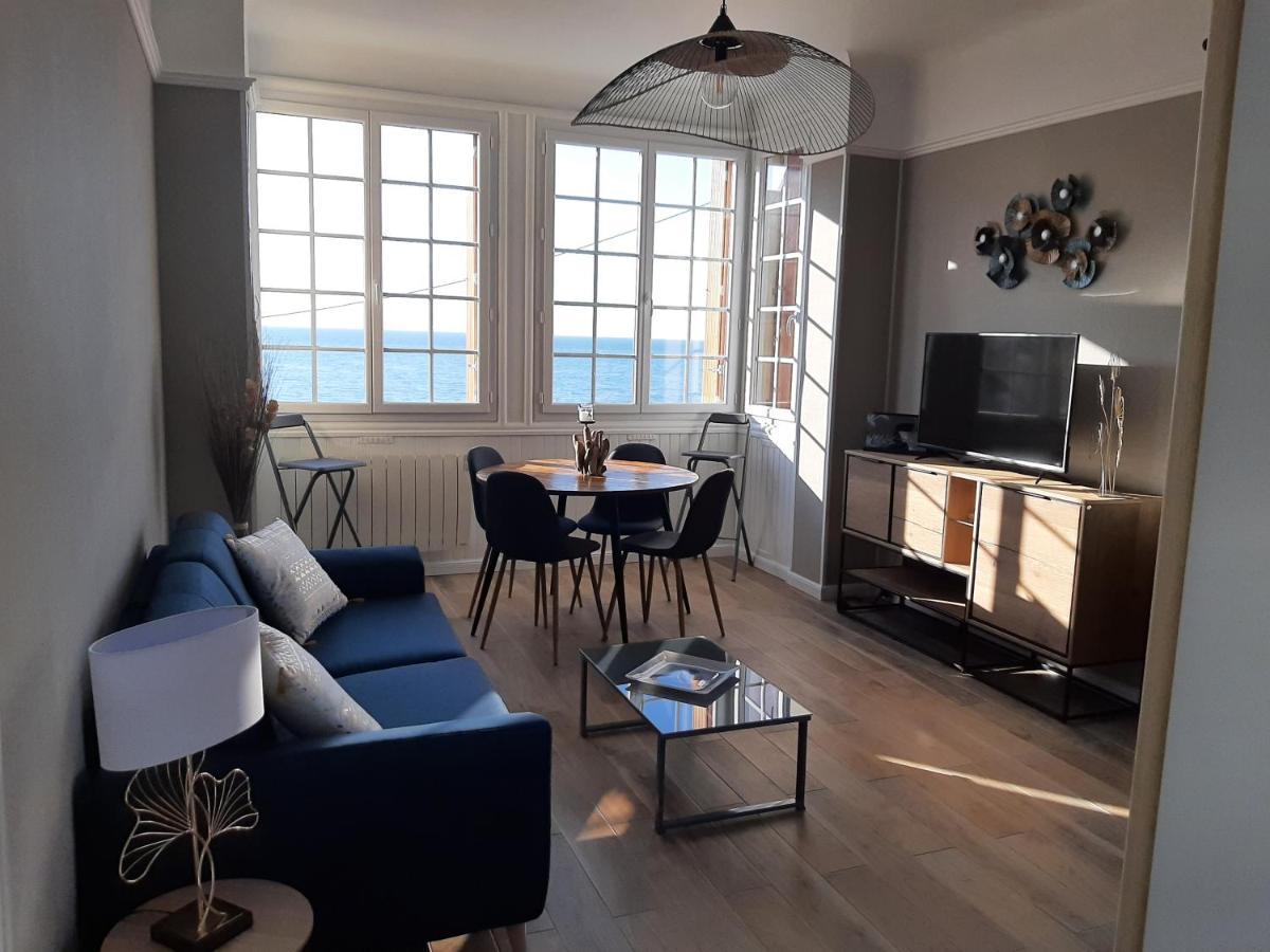 Au Gre Des Marees, Appartement Face A La Mer, Classe 3 Etoiles Ault Exterior foto